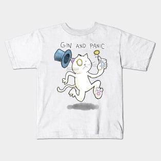 Dapper Cat - Gin and Panic Kids T-Shirt